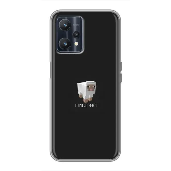 Чехол с принтом «Овечка Майнкрафт» для Realme 9