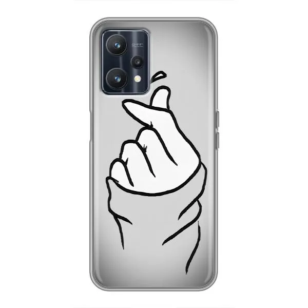 Чехол с принтом «Значок Love» для Realme 9
