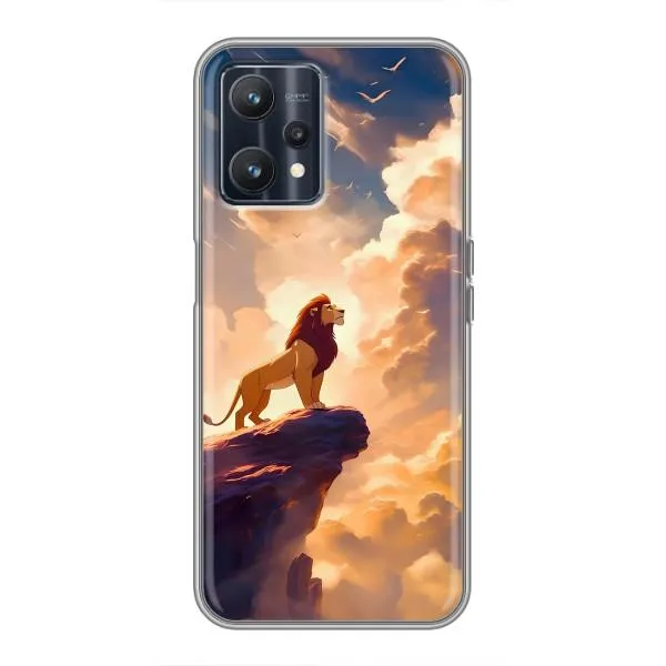 Чехол с принтом «Симба на скале» для Realme 9
