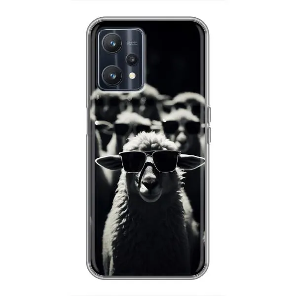 Чехол с принтом «Овечка в очках» для Realme 9