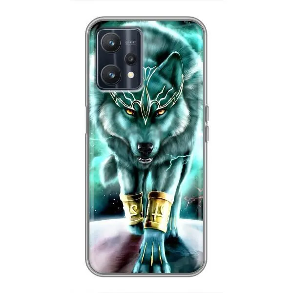 Чехол с принтом «Яркий волк» для Realme 9 Чехол с принтом «Яркий волк» для Realme 9