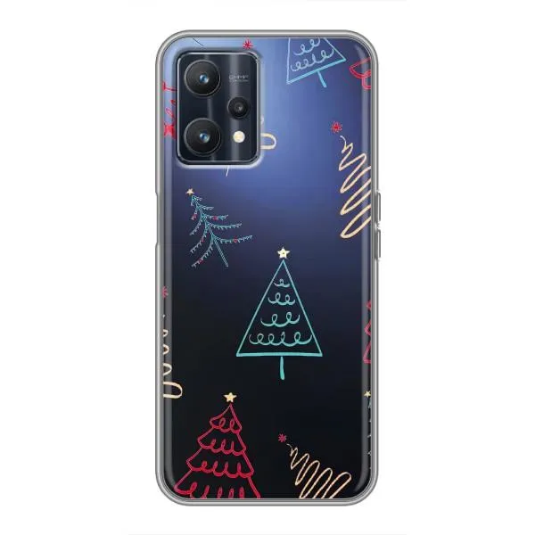 Чехол с принтом «Рождественские елки» для Realme 9