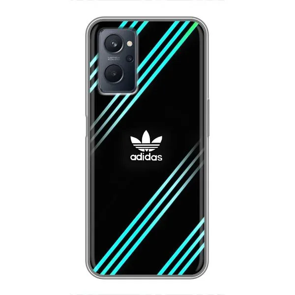Чехол с принтом «Адидас с полосами» для Realme 9i Чехол с принтом «Адидас с полосами» для Realme 9i