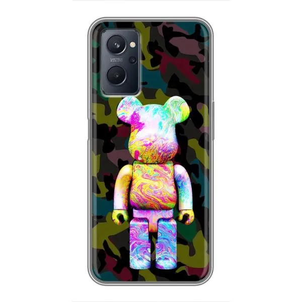 Чехол с принтом «Яркий Bearbrick» для Realme 9i
