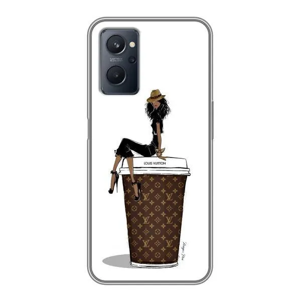 Чехол с принтом «кофе LOUIS VUITTON» для Realme 9i