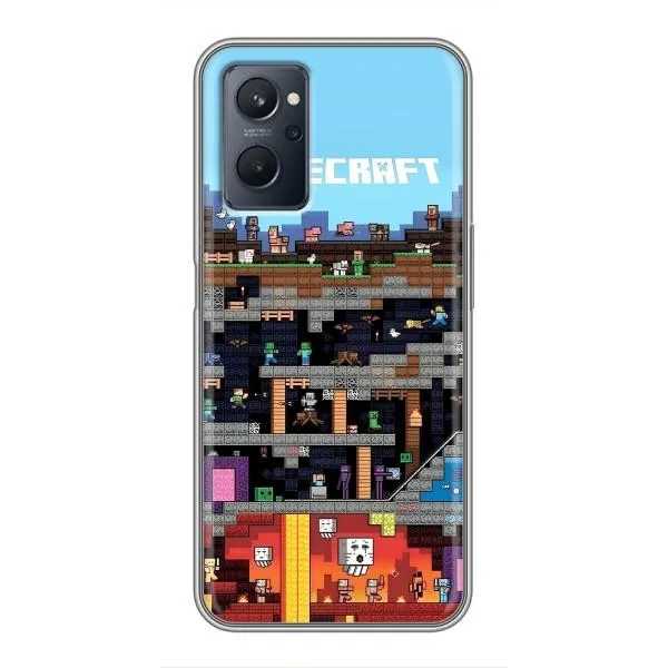 Чехол с принтом «фон Minecraft» для Realme 9i