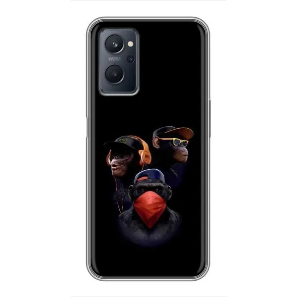 Чохол з принтом «Три мавпи» для Realme 9i