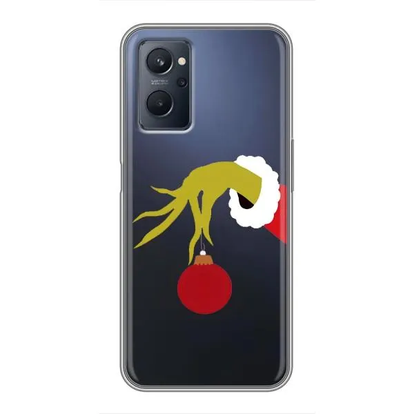 Чехол с принтом «Гринч с игрушкой» для Realme 9i