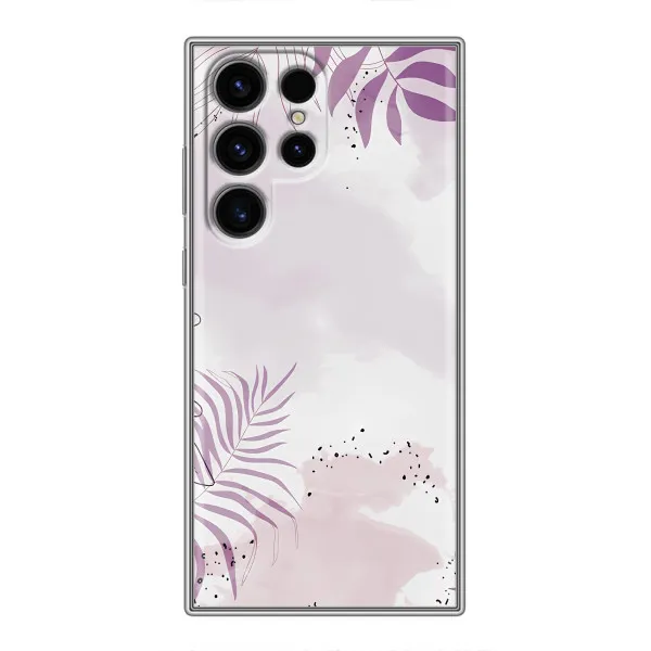 Чехол с принтом «Фиолетовые листья» для Realme C100