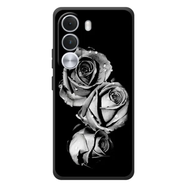Чохол з принтом «Чорна троянда» для Realme C100i