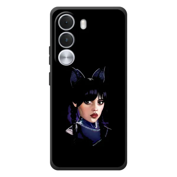 Чехол с принтом «серьезная Уэнздей» для Realme C100i Чехол с принтом «серьезная Уэнздей» для Realme C100i