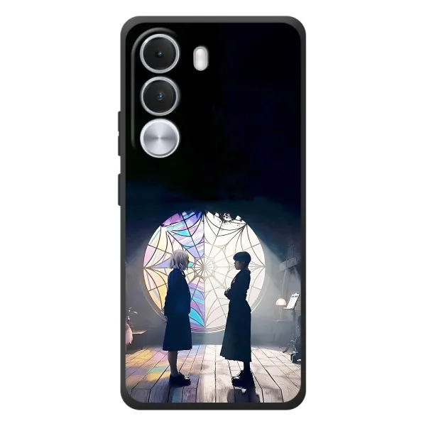 Чехол с принтом «Уэнздей и Инид» для Realme C100i Чехол с принтом «Уэнздей и Инид» для Realme C100i