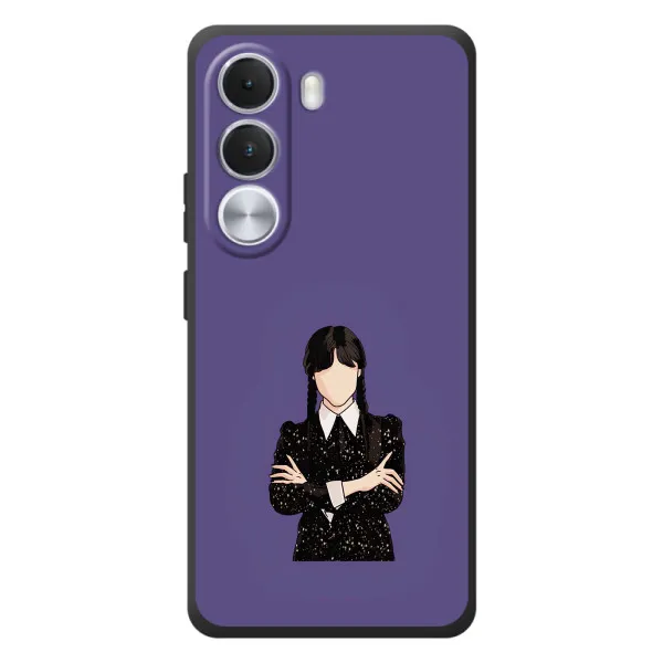 Чехол с принтом «Уэнздей в черном» для Realme C100i Чехол с принтом «Уэнздей в черном» для Realme C100i