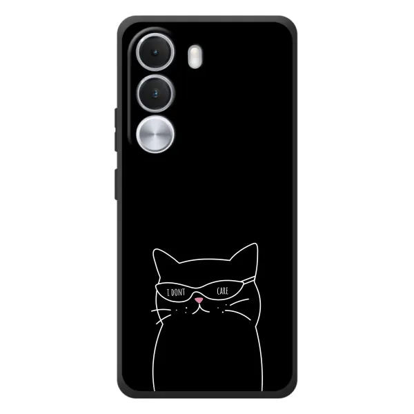 Чехол с принтом «Равнодушный кот» для Realme C100i