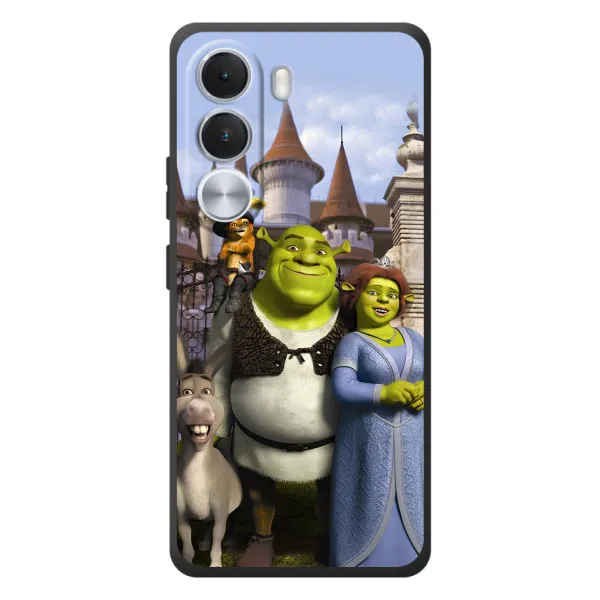 Чехол с принтом «Сказочные герои Шрека» для Realme C100i Чехол с принтом «Сказочные герои Шрека» для Realme C100i