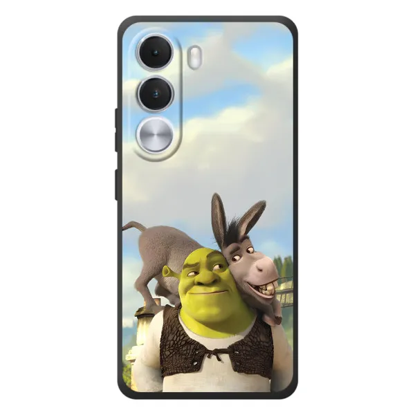 Чехол с принтом «Шрек и Осел» для Realme C100i Чехол с принтом «Шрек и Осел» для Realme C100i