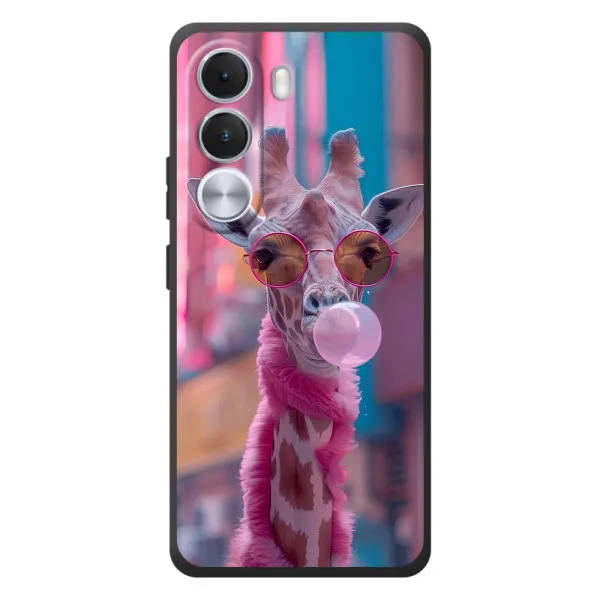 Чохол з принтом «Стильна жирафа» для Realme C100i