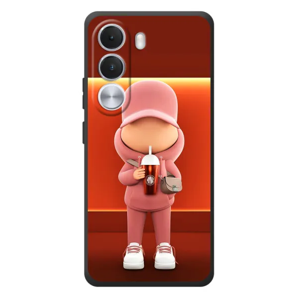 Чехол с принтом «С Кофе» для Realme C100i