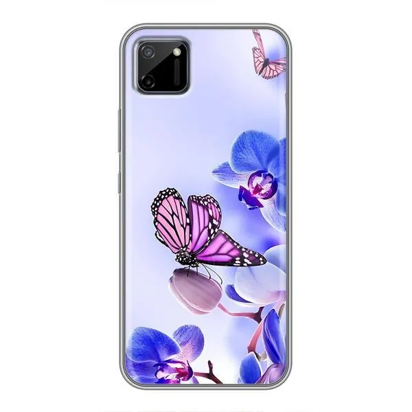 Чехол с принтом «Бабочка на цветочке» для Realme C11 Чехол с принтом «Бабочка на цветочке» для Realme C11