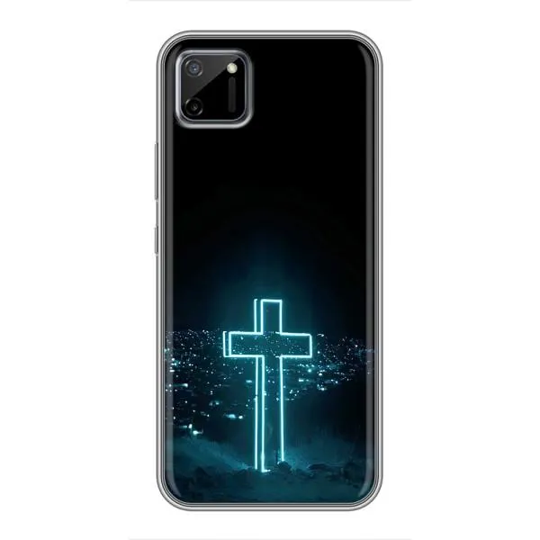 Чехол с принтом «Крест и город» для Realme C11