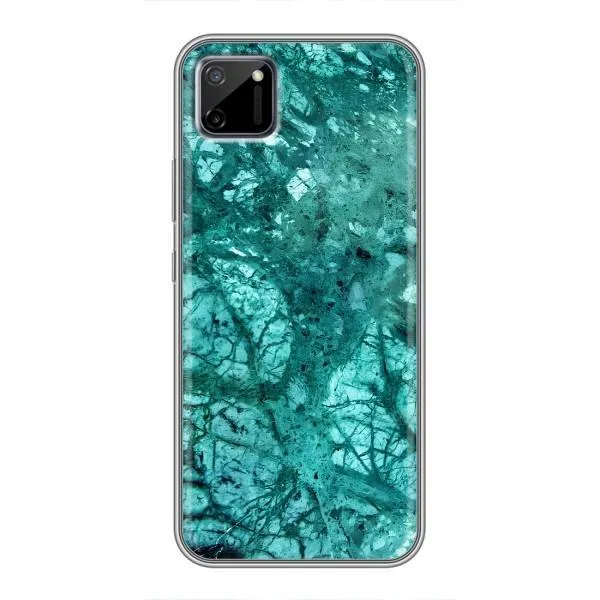 Чехол с принтом «Зеленый мрамор» для Realme C11 Чехол с принтом «Зеленый мрамор» для Realme C11