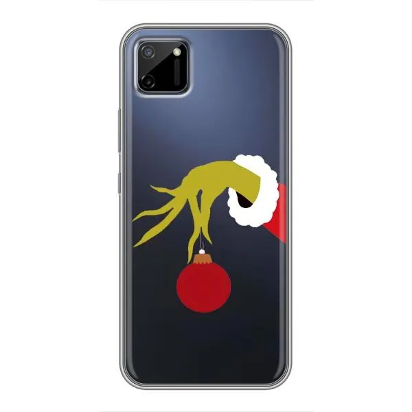 Чехол с принтом «Гринч с игрушкой» для Realme C11 Чехол с принтом «Гринч с игрушкой» для Realme C11