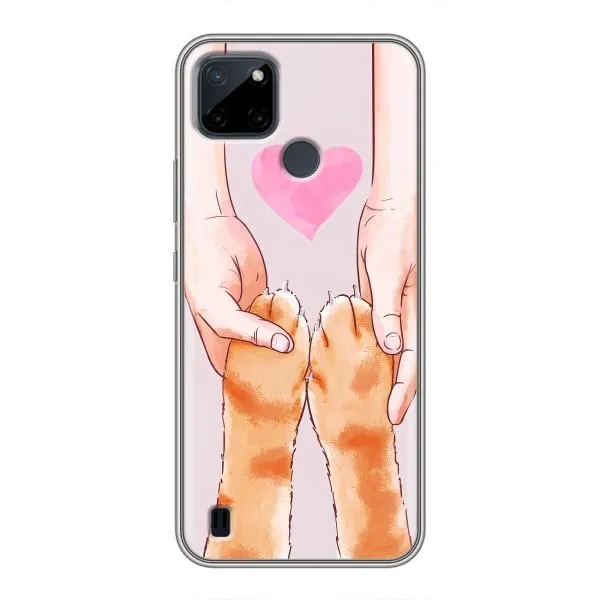 Чехол с принтом «Любовь к котикам» для Realme C12