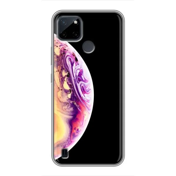 Чехол с принтом «Планета Айфон» для Realme C12
