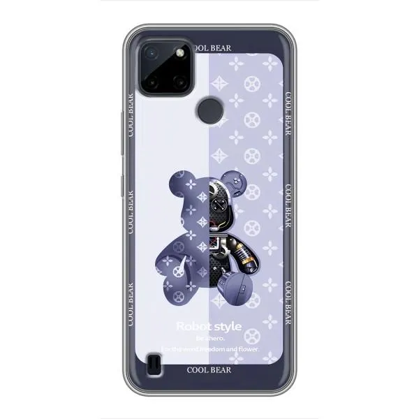 Чехол с принтом «Медвежонок LV» для Realme C12 Чехол с принтом «Медвежонок LV» для Realme C12