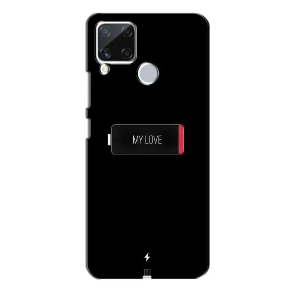Чохол з принтом «Love battery» для Realme C15