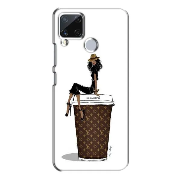 Чехол с принтом «кофе LOUIS VUITTON» для Realme C15