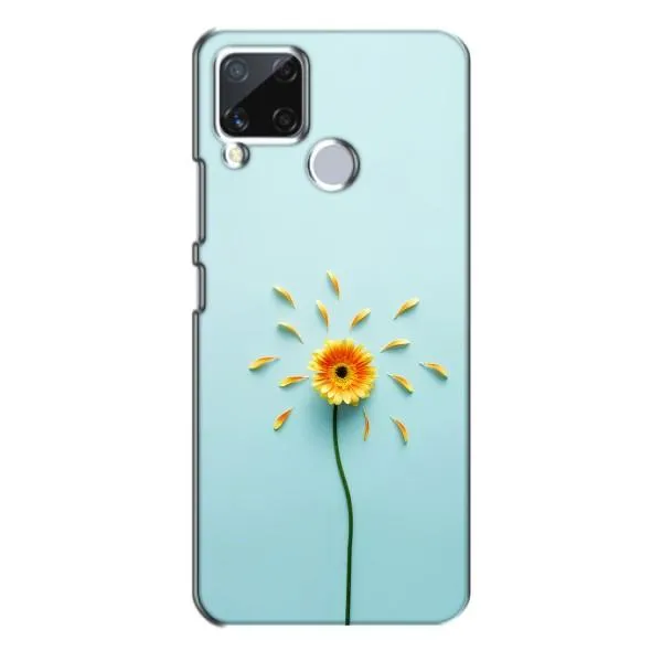 Чехол с принтом «Желтый цветок» для Realme C15