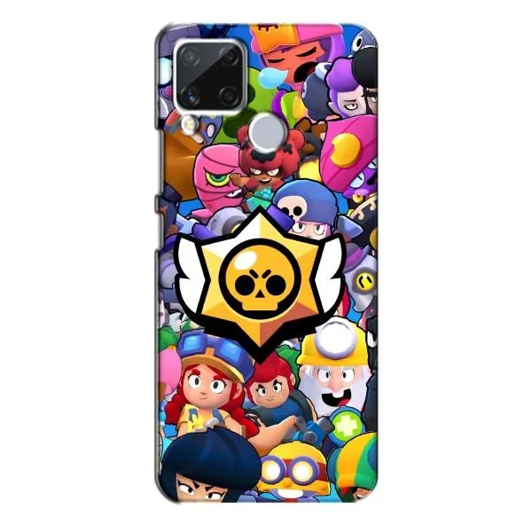 Чехол с принтом «Лого Brawl Stars» для Realme C15 Чехол с принтом «Лого Brawl Stars» для Realme C15