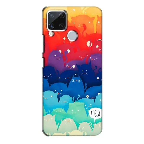 Чехол с принтом «Mew» для Realme C15