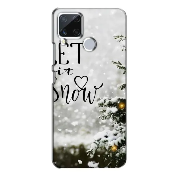 Чехол с принтом «Let it snow» для Realme C15