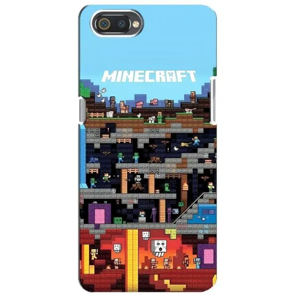 Чехол с принтом «фон Minecraft» для Realme C2