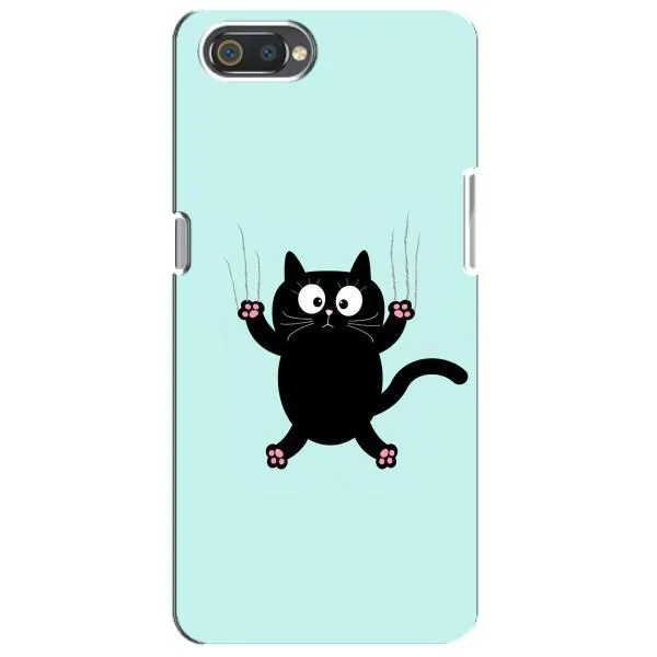 Чехол с принтом «Падающий кот» для Realme C2