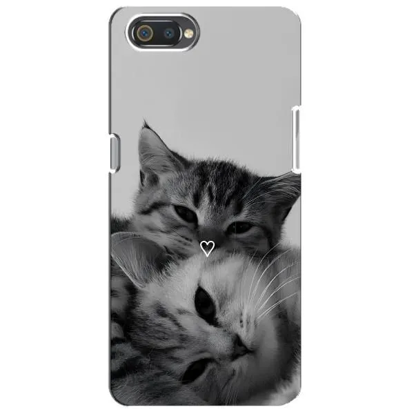 Чехол с принтом «Пара котов» для Realme C2