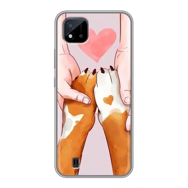 Чехол с принтом «Любовь к собакам» для Realme C11 (2021) / C20