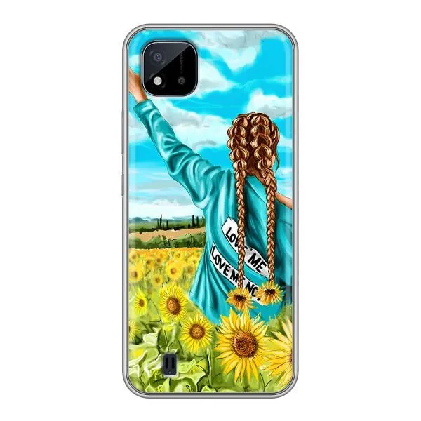Чехол с принтом «Украиночка» для Realme C11 (2021) / C20