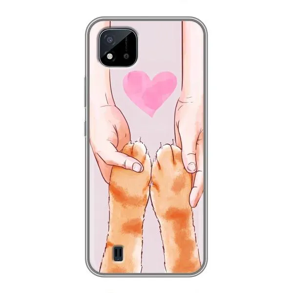 Чохол з принтом «Любовь до котиків» для Realme C11 (2021) / C20