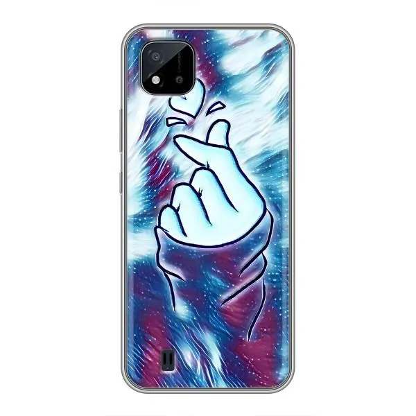 Чохол з принтом «Радужне серце» для Realme C11 (2021) / C20