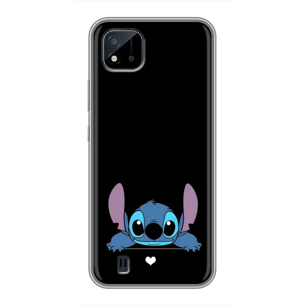 Чохол з принтом «Стіч на чорному» для Realme C11 (2021) / C20