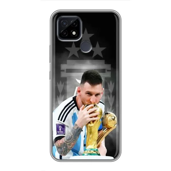 Чехол с принтом «Месси Чемпион» для Realme C21 Чехол с принтом «Месси Чемпион» для Realme C21