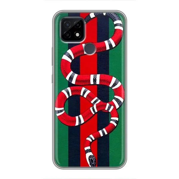 Чехол с принтом «Gucci змия» для Realme C21