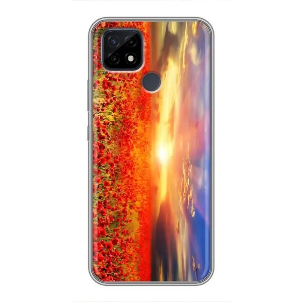 Чехол с принтом «Поле тюльпанов» для Realme C21 Чехол с принтом «Поле тюльпанов» для Realme C21