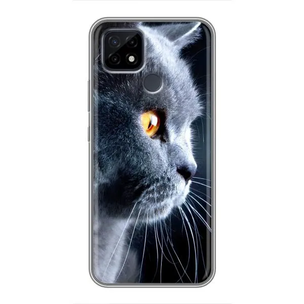 Чехол с принтом «Серый Кот» для Realme C21