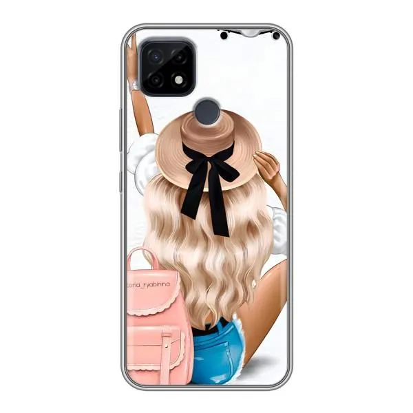Чехол с принтом «Путешествие» для Realme C21