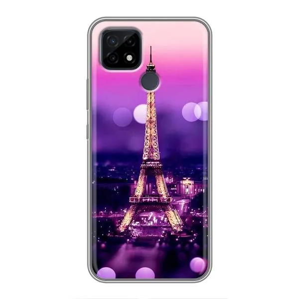 Чехол с принтом «Париж Башня» для Realme C21