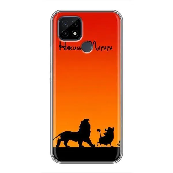 Чехол с принтом «Акуна Матата закат» для Realme C21